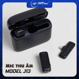 Mic không dây MTMAX J13 dành cho điện thoại gọn kết nối nhanh pin khỏe