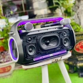 Loa Xách Tay YIBOLANG F4Pro Công Suất 300W, 1 Bass 20 Trung Treble, Âm Thanh Đánh Cực Khủng, Nghe Nhạc Siêu HayTặng Kèm 2 Mic