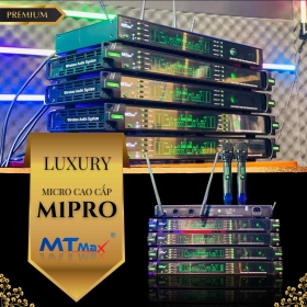 Micro Bóng Tube Cao Cấp MTMAX M1Pro, Bắt Sóng Xa Đến 120 Mét Tần Số UHF Cực Cao UHF 640-690 MHz Cùng Công Nghệ Cảm Biến Tự Ngắt Hiện Đại, Thiết Kế Sang Trọng Khi Setup Mọi Không Gian 
