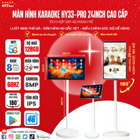 Màn Hình Cảm Ứng Di Động Thông Minh 24 inch HY33 Pro - Kết Nối WIFI 5G, Chụp Ảnh, Xoay 180 Độ, Xem Phim, Nghe Nhạc, Chơi Game Trực Tiếp Trên Màn Hình BH12Th