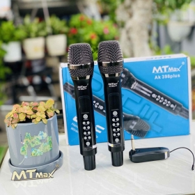 MICRO KHÔNG DÂY ĐA NĂNG CAO CẤP MTMAX AK 398 PLUS - BẮT ÂM CỰC NHẠY, HÚT ÂM TỐT TẶNG KÈM GIÁ ĐỠ ĐIỆN THOẠI