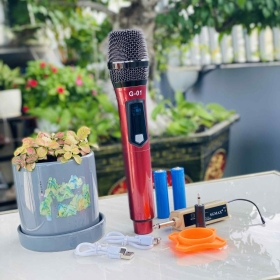 Micro Không Dây SGMAX G01 , Mẫu Mới, Chuyên Dùng Cho karaoke Hát Nhẹ