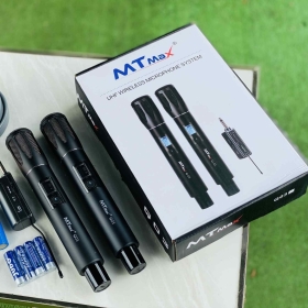 Micro Không Dây MTMAX Q03 Cao Cấp 2 Mic thiết kế đẹp ca hay