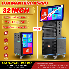 Loa Màn Hình Gập MTMAX X5 Bass35 Màn Hình 32inch Công suất 1000W