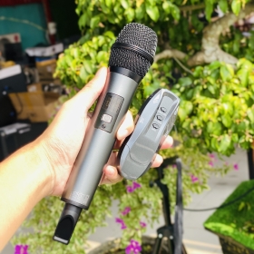 Micro karaoke dành cho ô tô BX7 - Micro đa năng cao cấp - Micro trên xe hơi Biến mọi loa vi tính thành loa karaoke