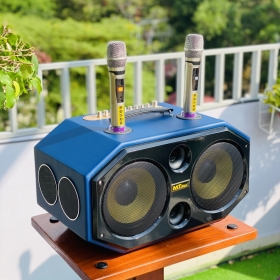 Loa Xách Tay Karaoke MTMAX K123 Pro Mặt Lưới Bảo Vệ Âm Thanh Đa Hướng Hệ Thống 8 Loa 3 Đường Tiếng, 2 Bass 20 Công Suất Đến 450W