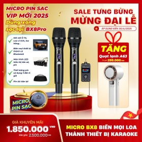 Micro đa năng cao cấp tích hợp bluetooth MTMAX BX8PRO, Biến Amply, Loa Thường Thành Thiết Bị Thông Minh, Chuyên Karaoke Giải Trí, Hội Trường, Phòng Trà, Quán Bar