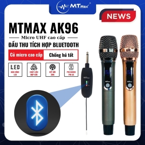 Micro Đa Năng Tích Hợp Bluetooth MTMAX AK96 Cao Cấp – Biến Loa Amply Thường Thành Thiết Bị Bluetooth Thông Minh