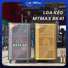 LOA KÉO MTMAX BK41 – BASS 4 TẤC, CÔNG SUẤT 500W Kèm 2 Micro