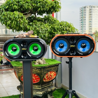 Loa Karaoke Xách Tay Mới Nhất 2024 - MTMAX DK12Pro - Loa 3 Đường Tiếng Công Suất Lớn 500W, Bass Đôi 2 Tấc, Âm Thanh Mạnh Mẽ, Đi Kèm 2 Micro Cao Cấp, Bảo Hành Chính Hãng 12 Tháng