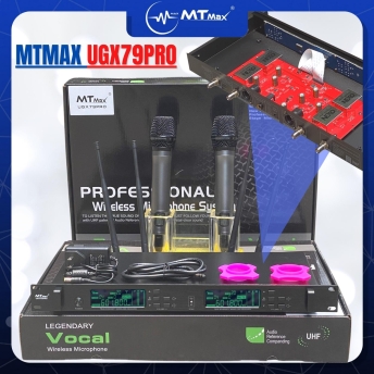 Micro Karaoke Không Dây MTMax UGX79PRO – Kèm 2 Micro Không Dây Hiện Đại