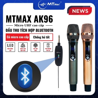 Micro Đa Năng Tích Hợp Bluetooth MTMAX AK96 Cao Cấp – Biến Loa Amply Thường Thành Thiết Bị Bluetooth Thông Minh