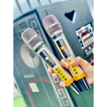 Loa Blutooth MTMAX BK42 Hiện Đại, 4 Loa, 1 Bass Cho Công Suất Vượt Trội 500W, Sóng UHF Siêu Cao Cho Âm Thanh Ổn Định,  Kết Nối Dễ Dàng Với Nhiều Thiết Bị.