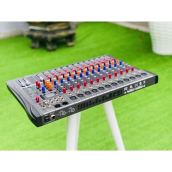 Mixer MTMAX KT12 Cao Cấp Với 12 Đường Line Chuyên Nâng Cấp Loa Kéo, Dàn Karaoke, Sân Khấu, Hội Nghị, Bữa Tiệc, Hàng Chính Hãng, Bảo Hành 12 Tháng