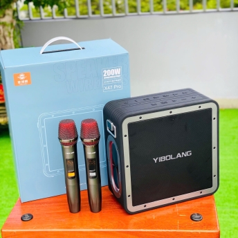 Loa Xách Tay Bluetooth MTMAX X47 Pro, Công Suất 200W Mạnh Mẽ, Kết Nối Đa Dạng, Đi Kèm 2 Micro Không Dây Cao Cấp