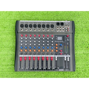Mixer MTMAX KT8 Cao Cấp Với 8 Đường Line Chuyên Nâng Cấp Loa Kéo, Dàn Karaoke, Sân Khấu, Hội Nghị, Bữa Tiệc, Hàng Chính Hãng, Bảo Hành 12 Tháng