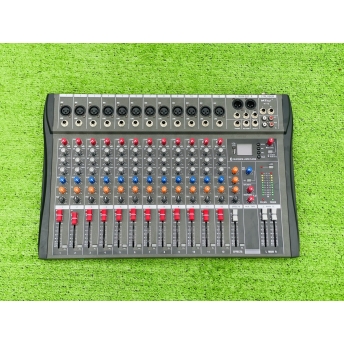 Mixer MTMAX KT12 Cao Cấp Với 12 Đường Line Chuyên Nâng Cấp Loa Kéo, Dàn Karaoke, Sân Khấu, Hội Nghị, Bữa Tiệc, Hàng Chính Hãng, Bảo Hành 12 Tháng
