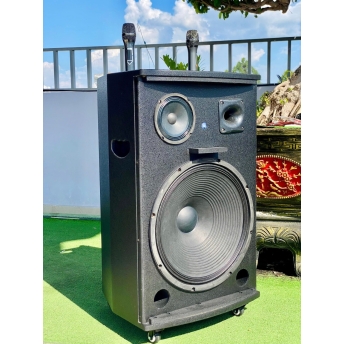 Loa Kéo Di Động MTMAX JS 888A 5T Bass 50, 1 Trung, 1 Treble, Công Suất Cực Lớn 700W, Đi Kèm 2 Micro Không Dây UHF Cao Cấp, Thoải Mái Karaoke, Sân Vườn, Phòng Trà, Hoạt Động Ngoài Trời, Bảo Hành 12 Tháng