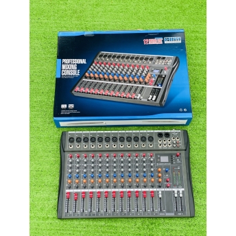 Mixer MTMAX KT12 Cao Cấp Với 12 Đường Line Chuyên Nâng Cấp Loa Kéo, Dàn Karaoke, Sân Khấu, Hội Nghị, Bữa Tiệc, Hàng Chính Hãng, Bảo Hành 12 Tháng