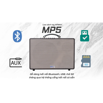 Loa kéo xác tay MTMAX MP5 l Loa kéo xách tay giá rẻ nhất