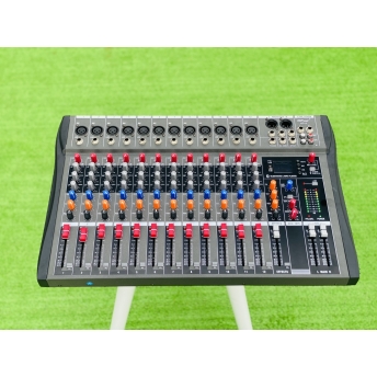 Mixer MTMAX KT12 Cao Cấp Với 12 Đường Line Chuyên Nâng Cấp Loa Kéo, Dàn Karaoke, Sân Khấu, Hội Nghị, Bữa Tiệc, Hàng Chính Hãng, Bảo Hành 12 Tháng