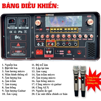 Loa Kéo BK85Pro Công Suất Cực Lớn 1500W - 2 Bass 45Cm Siêu Trầm, Tặng 2 Micro Không Dây, Bảo Hành 12 Tháng.