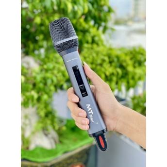 Micro Cao Cấp MTMAX K50PRO - Micro Karaoke Không Dây Đa Năng Sử Dụng Cho Tất Loại Loa Kéo, Vang, Amply Thiết Kế Mới Lạ Siêu Đẹp Bắt Sóng Xa Đến 100M Bảo Hành 12 Tháng