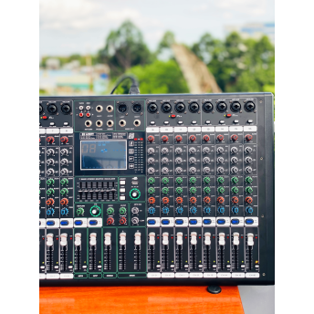 Mixer Cao Cấp MTMAX F116Pro 16 Đường Line 7 Band Equalizer Mượt Mà 99 Hiệu Ứng Chuyên Nghiệp DSP Bluetooth 5.0 Nguồn Điện Phantom + 48V Chất Lượng Cao