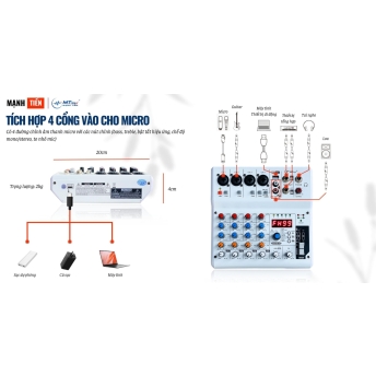 Mixer MTMAX Max99Pro Hát Livestream, Thu Âm, Karaoke Với Dàn Âm Thanh Gia Đình