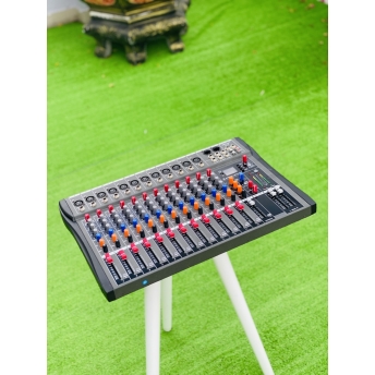 Mixer MTMAX KT12 Cao Cấp Với 12 Đường Line Chuyên Nâng Cấp Loa Kéo, Dàn Karaoke, Sân Khấu, Hội Nghị, Bữa Tiệc, Hàng Chính Hãng, Bảo Hành 12 Tháng