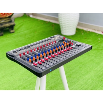 Mixer MTMAX KT12 Cao Cấp Với 12 Đường Line Chuyên Nâng Cấp Loa Kéo, Dàn Karaoke, Sân Khấu, Hội Nghị, Bữa Tiệc, Hàng Chính Hãng, Bảo Hành 12 Tháng