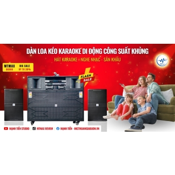 Loa Kéo Điện Khủng Nhất 2025 MTMAX BK999 Hơn 200kg, 1 Bass 45, 4 Bass 40 Công Suất Siêu Lớn Đánh Đám Tiệc Thoải Mái 