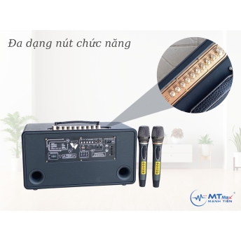 Loa Di Động MTMAX DK01 – Loa Xách Tay Công Suất Lớn, Bass Đôi, Kèm 2 Micro Cao Cấp