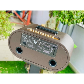 Loa Xách Tay Karaoke Chính Hãng MTMAX DK11Pro 3 Đường Tiếng 2 Bass 16 Công Suất Lớn Thiết Kế Hình Bầu Dục Đường Cong Mềm Mại