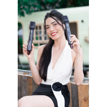 Micro Không Dây Đầu Thu Lớn MTMax H3 Pro Cao Cấp Chuyên Dùng Karaoke Gia Đình, Phòng Trà, Quán Bar, Chống Hú Tốt, Cho Âm Thanh Chuẩn, Trong, Ấm Áp 
