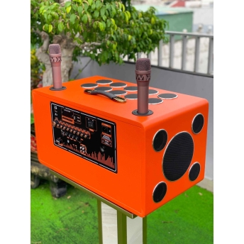 Loa Karaoke Xách Tay Cao Cấp MTMAX K10 25 Đường Tiếng, Hệ Thống Bass Đôi 25 Công Suất Mạnh Mẽ Đến 750W, Micro Hát Nhẹ Vang Sâu Trọng Lượng 27KG