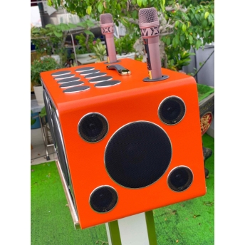 Loa Karaoke Xách Tay Cao Cấp MTMAX K10 25 Đường Tiếng, Hệ Thống Bass Đôi 25 Công Suất Mạnh Mẽ Đến 750W, Micro Hát Nhẹ Vang Sâu Trọng Lượng 27KG