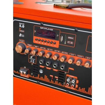 Loa Karaoke Xách Tay Cao Cấp MTMAX K10 25 Đường Tiếng, Hệ Thống Bass Đôi 25 Công Suất Mạnh Mẽ Đến 750W, Micro Hát Nhẹ Vang Sâu Trọng Lượng 27KG