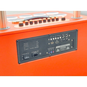 Loa Karaoke Xách Tay Cao Cấp MTMAX K6 28 Đường Tiếng, Hệ Thống Bass Đôi 25 Công Suất Mạnh Mẽ Đến 650W, Micro Không Dây Chống Hú