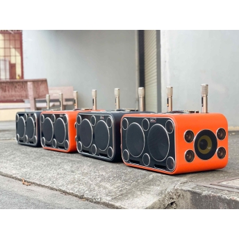Loa Karaoke Xách Tay Cao Cấp MTMAX K6 28 Đường Tiếng, Hệ Thống Bass Đôi 25 Công Suất Mạnh Mẽ Đến 650W, Micro Không Dây Chống Hú