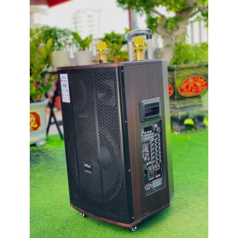 Loa Kéo MTMAX K5Pro Chip DSP Hay Như Phòng Karaoke Chuyên Nghiệp, Dàn Karaoke Di Động, Loa 3 Đường Tiếng Bass 40cm Công Suất 700W Kèm 2 Micro UHF Cao Cấp, Nhẹ Hơi, Nâng Giọng