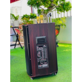 Loa Kéo MTMAX K5Pro Chip DSP Hay Như Phòng Karaoke Chuyên Nghiệp, Dàn Karaoke Di Động, Loa 3 Đường Tiếng Bass 40cm Công Suất 700W Kèm 2 Micro UHF Cao Cấp, Nhẹ Hơi, Nâng Giọng