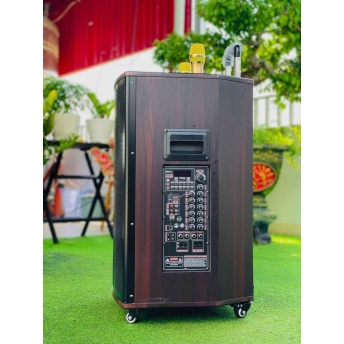 Loa Kéo MTMAX K5Pro Chip DSP Hay Như Phòng Karaoke Chuyên Nghiệp, Dàn Karaoke Di Động, Loa 3 Đường Tiếng Bass 40cm Công Suất 700W Kèm 2 Micro UHF Cao Cấp, Nhẹ Hơi, Nâng Giọng