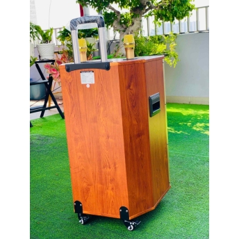 Loa Kéo MTMAX K6Pro Chip DSP Hay Như Phòng Karaoke Chuyên Nghiệp, Dàn Karaoke Di Động, Loa 3 Đường Tiếng Bass 40cm Công Suất 700W Kèm 2 Micro UHF Cao Cấp, Nhẹ Hơi, Nâng Giọng