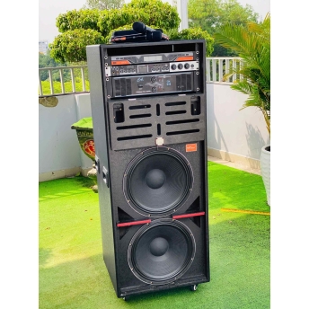 Loa Kéo Điện MTMAX V2029 Công Suất 1500W 4 Trong 1 Bass Đôi 40 Trang Bị Cục Đẩy Vang Micro Cùng Hệ Thống Loa Bass Đôi