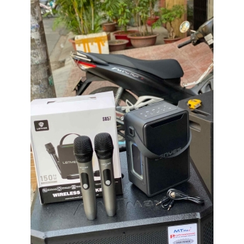 LOA LENYES S857 - Công Suất 150W Công Nghệ DSP Âm Thanh Đánh Cực Khủng, Nghe Siêu Hay Kết Nối TWS Chống Nước IPX5, Tặng Kèm 2 Micro Không Dây