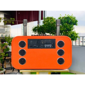 Loa Karaoke Xách Tay Cao Cấp MTMAX M1Pro 34 Đường Tiếng, Hệ Thống Bass Đôi 25 Công Suất Mạnh Mẽ Đến 750W, Micro Không Dây Chống Hú