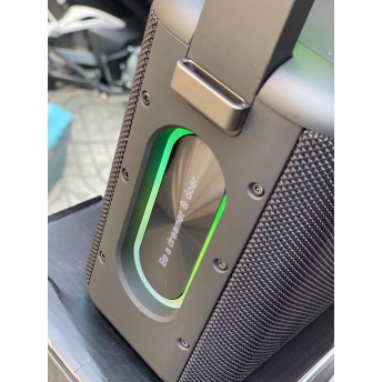 Loa SINOBAMD Nuts - Công Suất 120W Công Nghệ DSP Âm Thanh Đánh Cực Khủng, Nghe Siêu Hay, Tặng Kèm 2 Micro Không Dây Và Phụ Kiện Dây Đeo Chéo