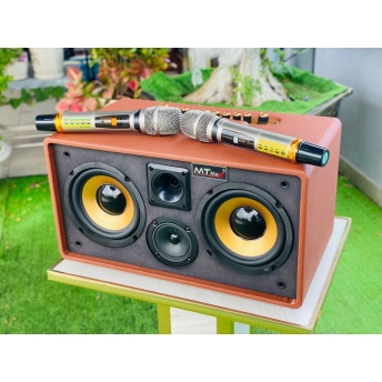 Loa Xách Tay Karaoke MTMAX M16Pro Bass Đôi 16.5CM, trung 7.6cm, treble 5cm Pin 12.000mAh, Bo Mạch Cao Cấp K10Plus, Micro nhôm Công Suất 480W