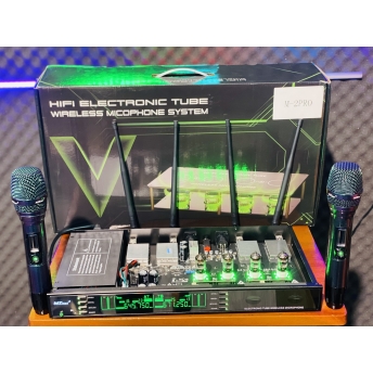 Micro Bóng Tube Cao Cấp MTMAX M2Pro, Bắt Sóng Xa Đến 120 Mét Tần Số UHF Cực Cao UHF 640-690 MHz Cùng Công Nghệ Cảm Biến Tự Ngắt Hiện Đại, Thiết Kế Sang Trọng Khi Setup Mọi Không Gian 